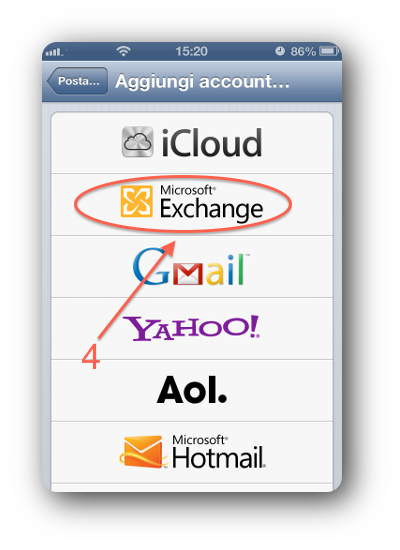 IOS exchange per iPhone