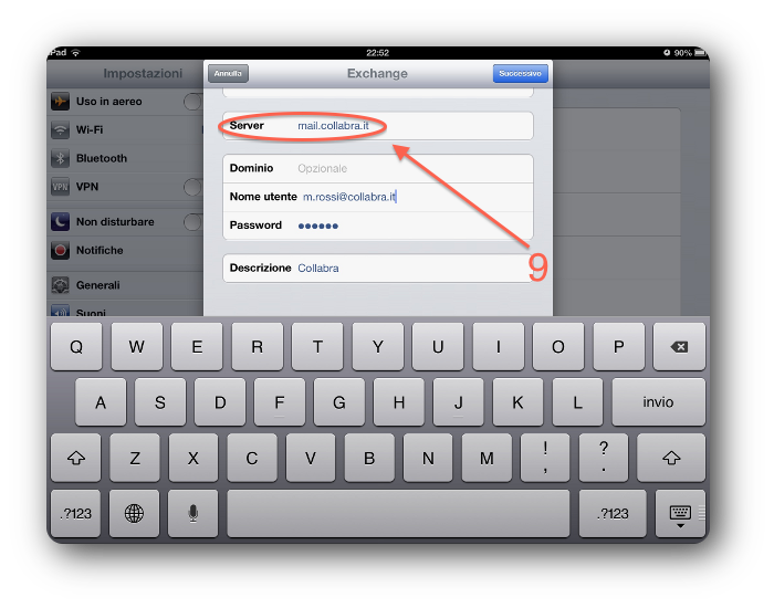 IOS Exchange per iPad