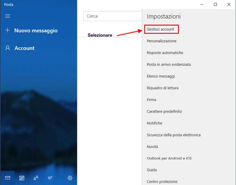 Windows Mail Configurazione Della Posta Elettronica Colalbra